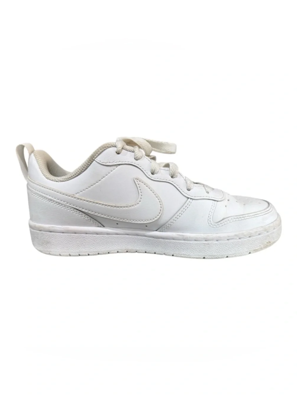 Nike Court Borough Low Top 2 Big Kids Sneaker Shoes White Sz Y4